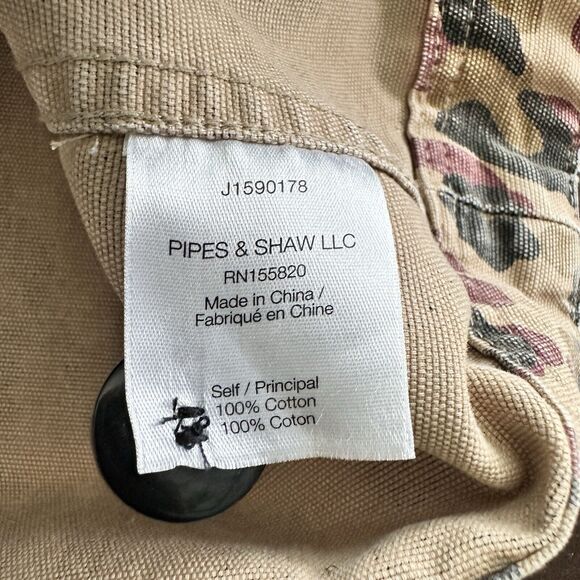 VERONICA BEARD M Mercer Leopard Print Beige Khaki Button Jacket - Picture 9 of 14